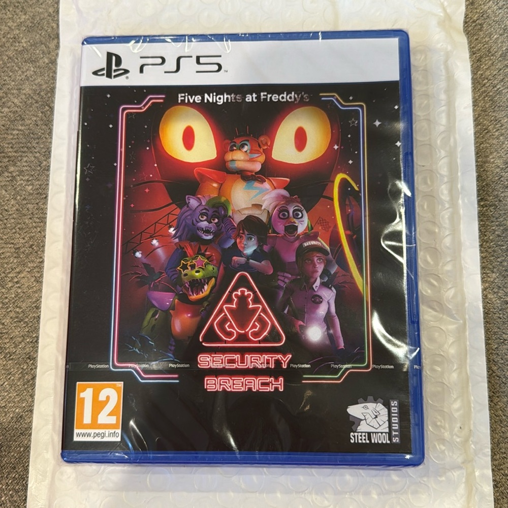 Five nights at Freddy’s- brand new, still in packaging.